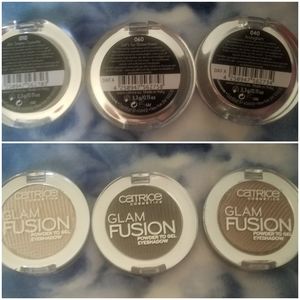 3 glam fusion eyeshadows